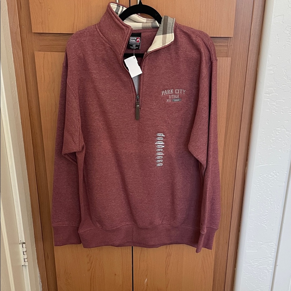 Park City Maroon Men's Sweater